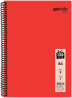 MYNOTE DEFTER FLEX KONULU PP KAPAK SPİRALLİ A4 3+1 120 YP MFXKO-3+1-120 - Görsel 3
