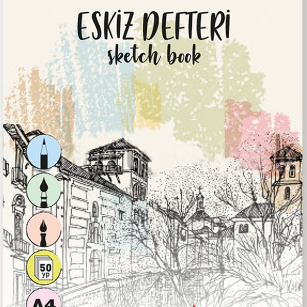 CEO ART ESKİZ DEFTER A4 120GR 50 YP. ED0002