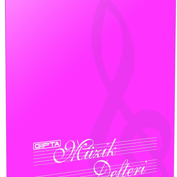 GIPTA MÜZİK DEFTERİ MICA 17x24 TEL DİKİŞLİ PP KAPAK 40 YP. 1482