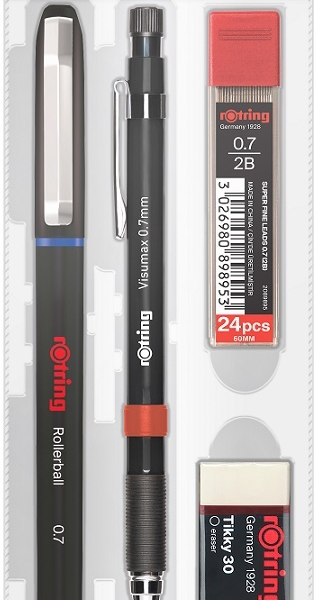 ROTRİNG OFİS SETİ 0.7 ROLLER+VERSATİL+MİN+SİLGİ MAVİ