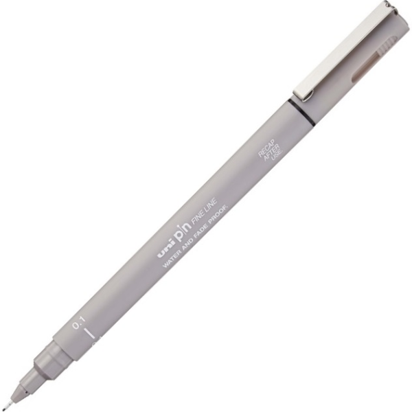 UNİ DRAWING PEN PIN01-200 0.1 AÇIK GRİ