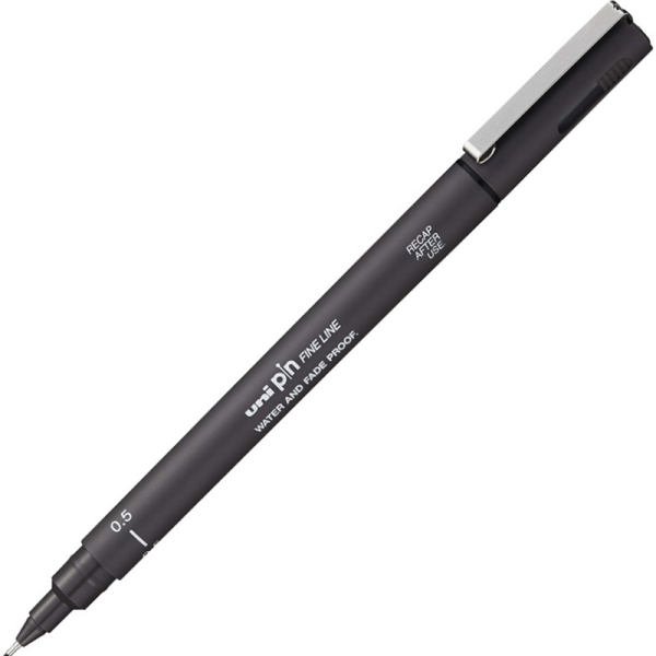 UNİ DRAWING PEN PIN05-200 0.5 KOYU GRİ