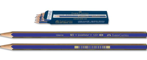 FABER KURŞUN KALEM GOLD DERECELİ 1221 12 Lİ 3B 112503