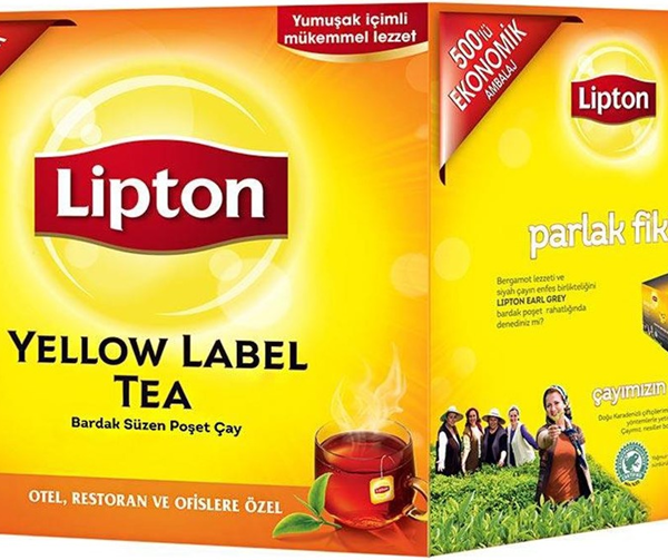 LİPTON BARDAK POŞET ÇAY 500 LÜ YELLOW LABEL 2g 70004874-69700887