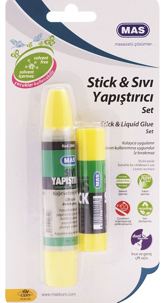 MAS KARTELADA STİCK+SIVI YAPIŞTIRICI SETİ 145900207100