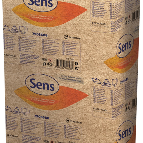 SENS Z KATLI HAVLU 19x21 CM 200 LÜ 3.26 KG (KOLİ=200 LÜ x 12 PK) 7904699