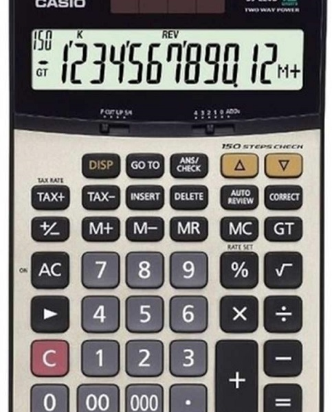 CASIO HESAP MAKİNESİ MASAÜSTÜ DJ-220 PLUS 12 HANE