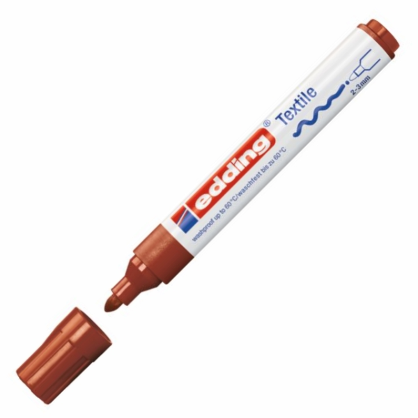 EDDING T-SHIRT KALEMİ E-4500 KAHVE