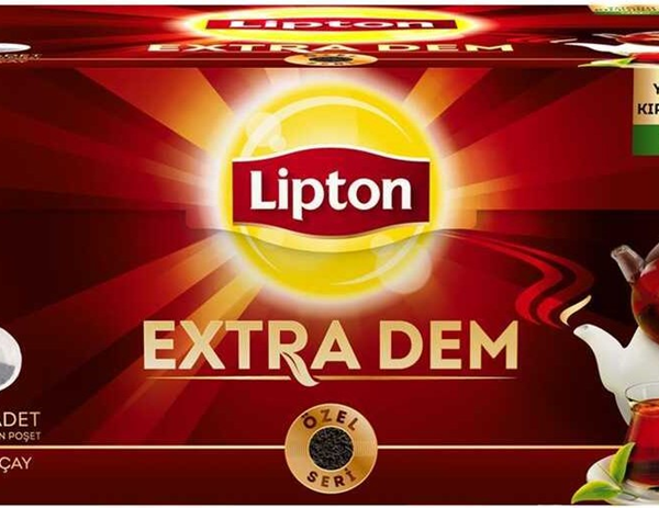 LİPTON DEMLİK POŞET ÇAY 100 LÜ EXTRA DEM 3.2g 69765861