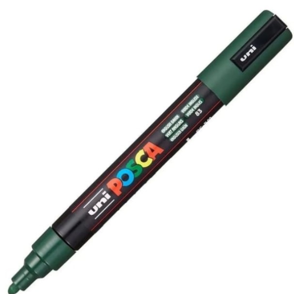 UNİ POSTER MARKÖRÜ POSCA PC-5M 1.8-2.5 İNGİLİZ YEŞİLİ