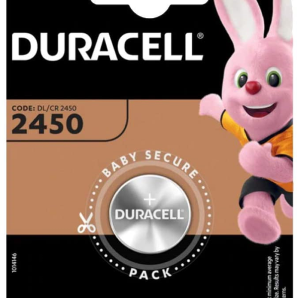 DURACELL PİL DÜĞME 3V TEKLİ 2450