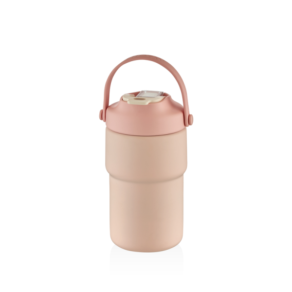 SHOTAY MUG MATARA ÇELİK TERMOS 450 ML ASKILI PASTEL RENK (4 ASS.) SHT-ST-8099