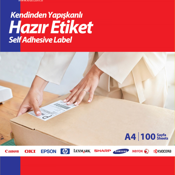 KRAF LASER ETİKET KF-2324 70 x 35 MM