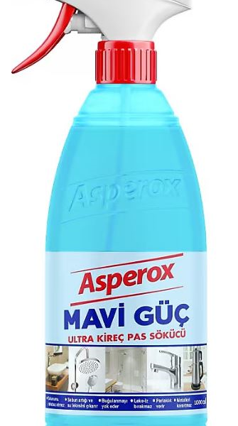 ASPEROX MAVİ GÜÇ KİREÇ PAS SÖKÜCÜ SPREY 1 L