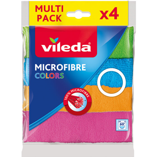 VİLEDA BEZ MİKROFİBER COLORS 4 LÜ 174444