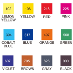 ZIG KURECOLOR TWIN S KC-3000/12B1 12 Lİ BASIC COLORS - Görsel 2
