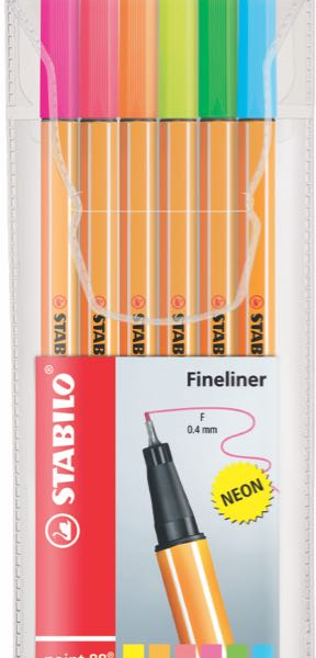 STABILO GLISS KALEM POINT 88 SET 6 RENK NEON 88/6-1