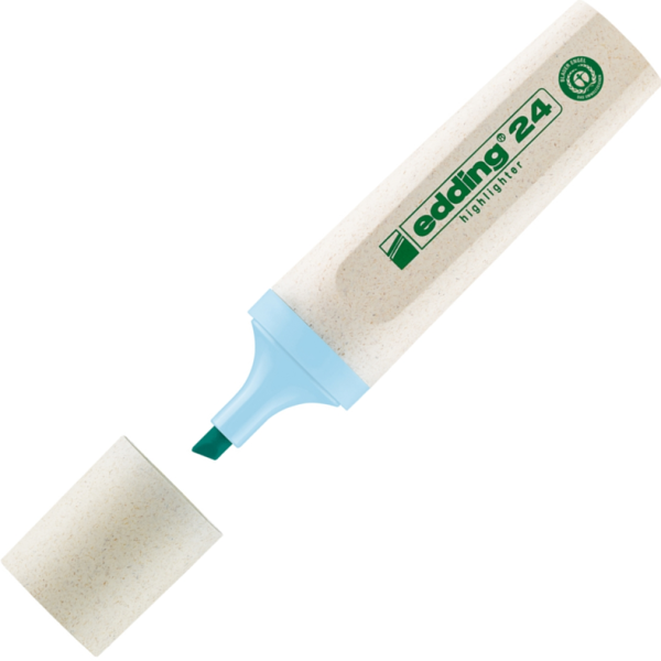 EDDING FOSFORLU KALEM ÇEVRE DOSTU ECOLINE E-24 PASTEL MAVİ