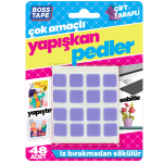 BOSS TAPE ÇOK AMAÇLI YAPIŞKAN PEDLER 12x12 MM 48 ADET BT-05016