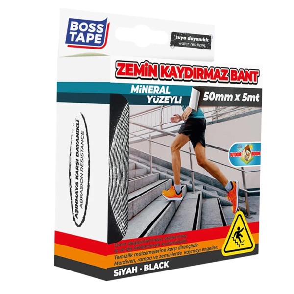 BOSS TAPE ZEMİN KAYDIRMAZ BANT İÇ VE DIŞ MEKAN 50 MM x 5M BT-10004