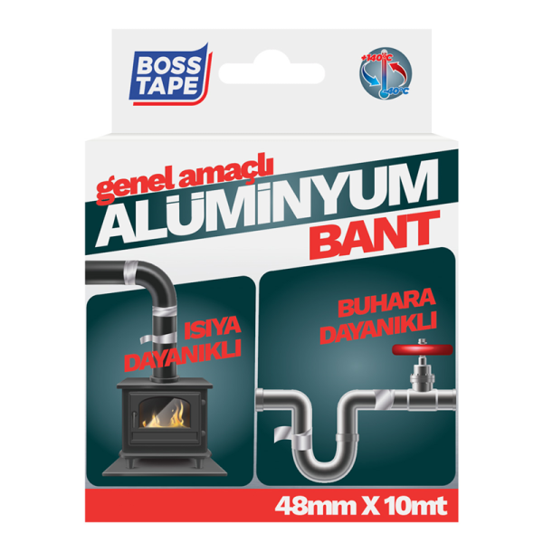BOSS TAPE GENEL AMAÇLI ALÜMİNYUM BANT 48 MM x 10M BT-02017