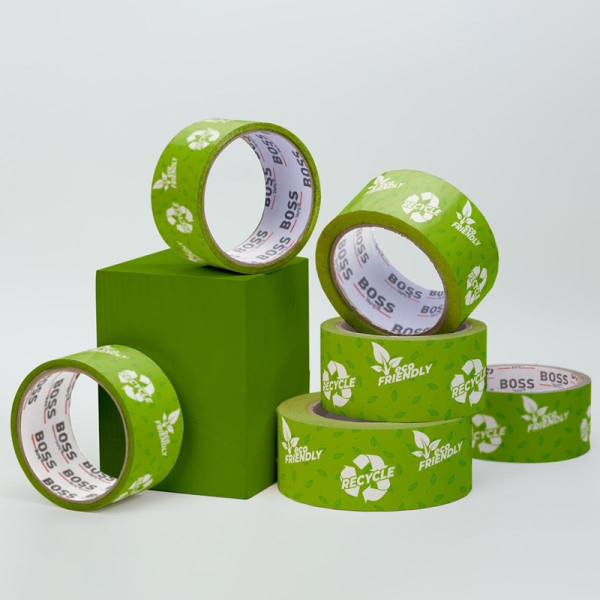 BOSS TAPE ÖZEL BANT UYARI BANDI BASKILI RECYCLE-GERİ DÖNÜŞÜM 50 MM x 66M BT-08009
