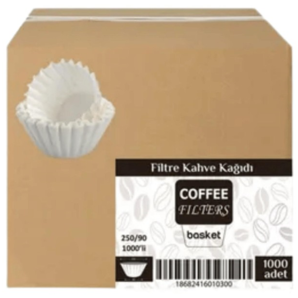 COFFEE FILTERS BROWN 250/90 1000 Lİ KAHVE FİLTRE KAĞIDI 1C00822
