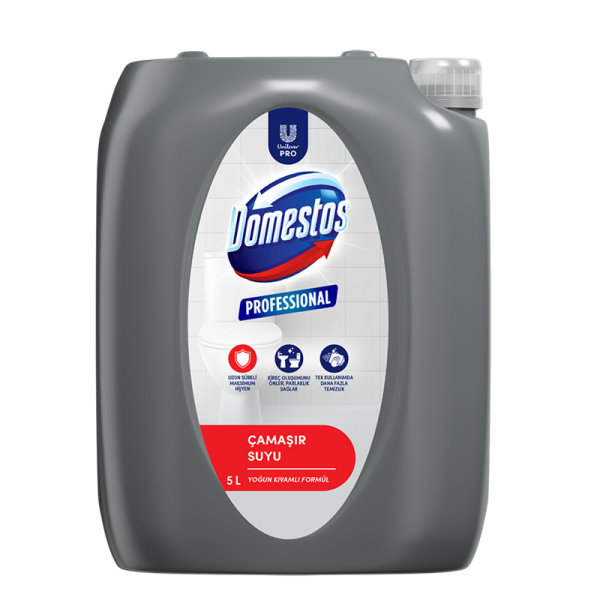 DOMESTOS PROFESSİONAL ÇAMAŞIR SUYU 5 LT TSE BELGELİ 64375071