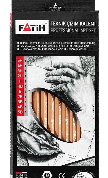 FATİH KURŞUN KALEM DERECELİ PROFESYONEL SET FA15095KL0F