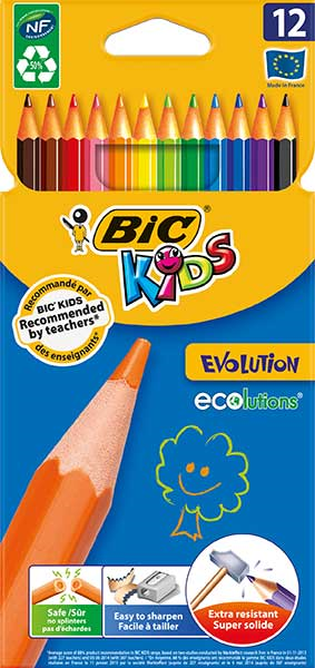 BIC KURU BOYA EVOLUTION 12 Lİ 82902910-82902914