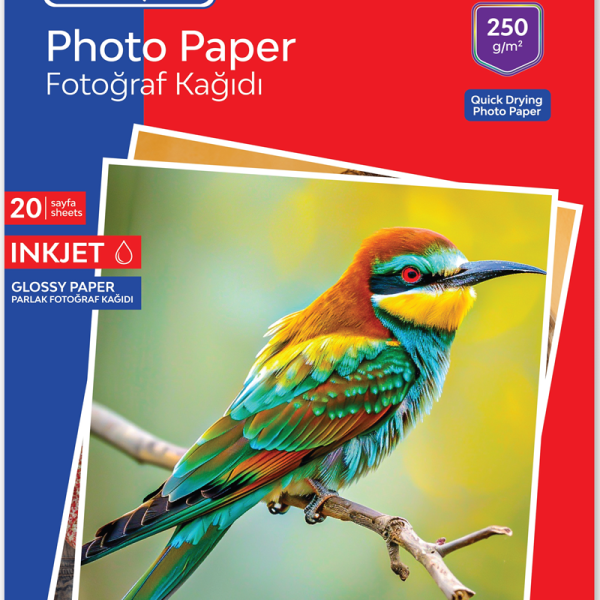KRAF FOTOĞRAF KAĞIDI A4 250g 20 Lİ 2250