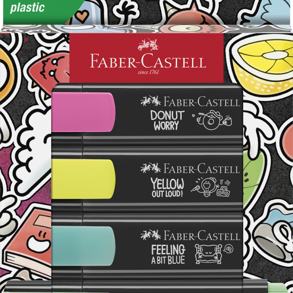 FABER FOSFORLU KALEM SET GRAFFİTİ 46 4 LÜ 254690