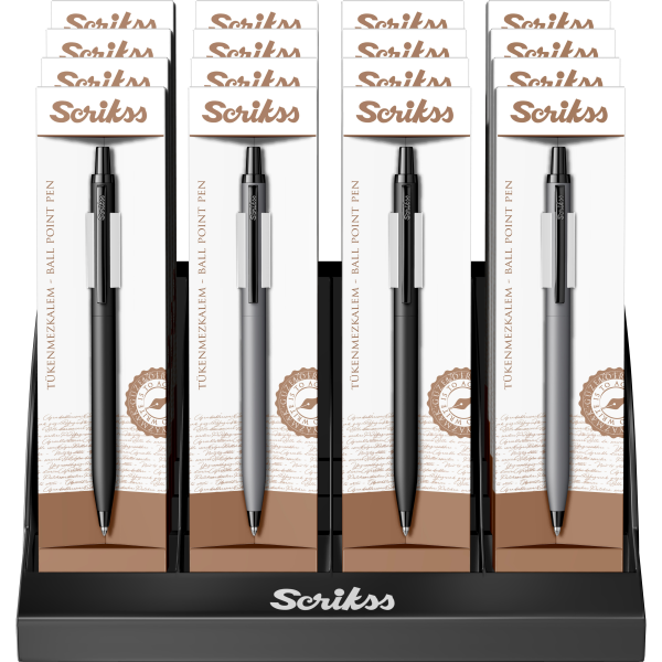 SCRIKSS TÜKENMEZ KALEM 51 16 LI STAND MAT