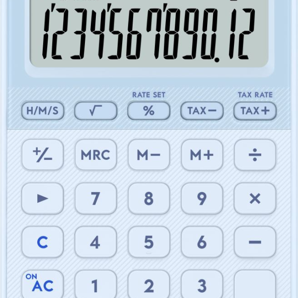 CASIO HESAP MAKİNESİ MASAÜSTÜ MS-20YC-LB-W-DP