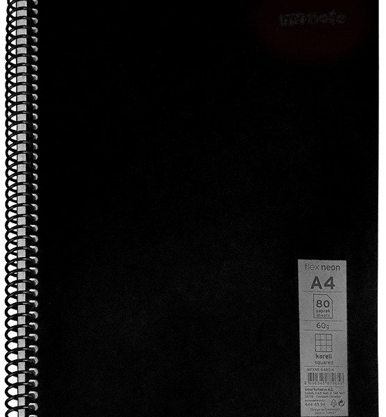 MYNOTE DEFTER FLEX NEO PP KAPAK SPİRALLİ A4 60 YP KARELİ MFXNE-A460-K