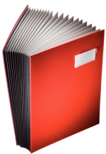 LEITZ İMZA DOSYASI PLASTİK 10 SAYFA L-5701 MAVİ - Görsel 2