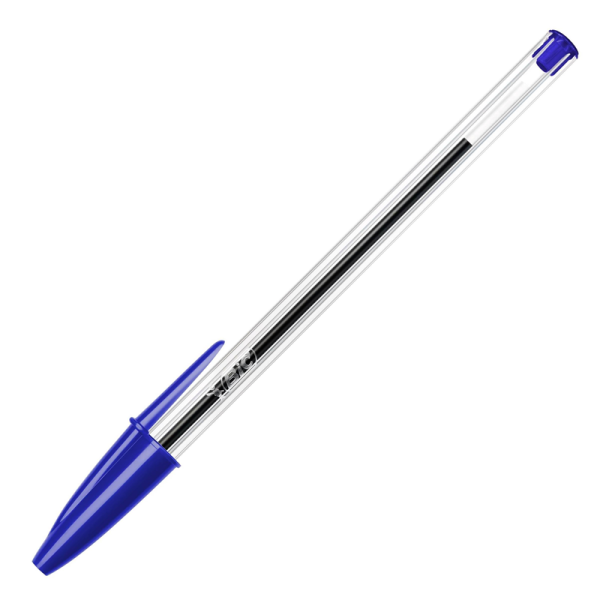 BIC TÜKENMEZ KALEM CRISTAL MEDIUM 50 Lİ MAVİ 847898
