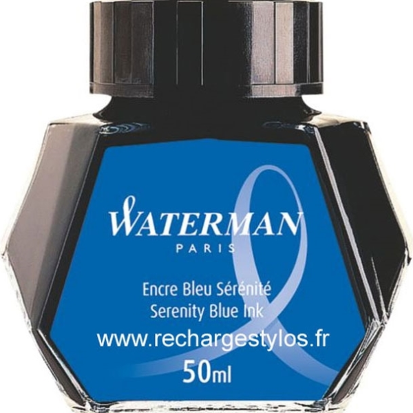WATERMAN DOLMA KALEM MÜREKKEBİ ŞİŞE MAVİ S0110720