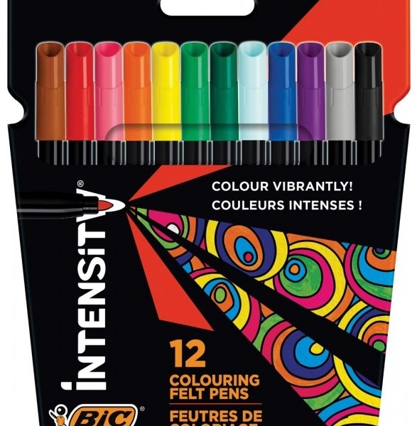BIC KEÇELİ KALEM INTENSITY 12 RENK 978004