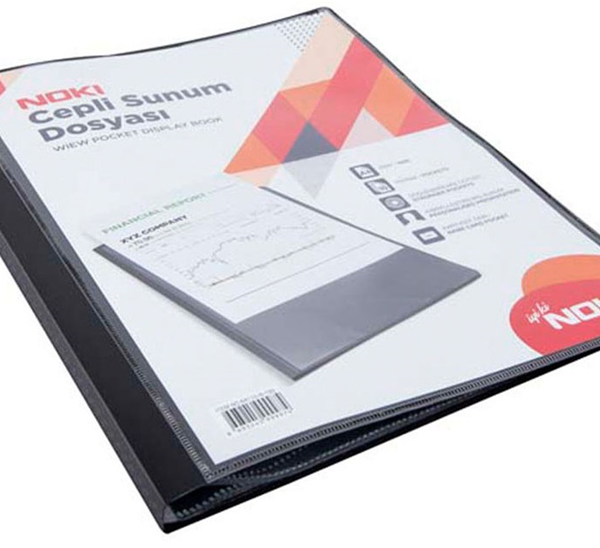 NOKİ SUNUM DOSYASI CEPLİ 100 LÜ SİYAH 641100-N-190
