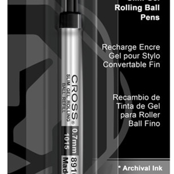 CROSS ROLLER KALEM  REFİLİ İNCE JEL SİYAH 8910-1