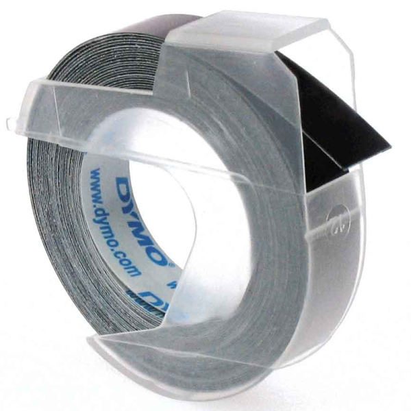DYMO KABARTMA ŞERİT 9MM x 3MT SİYAH S0898130-520109