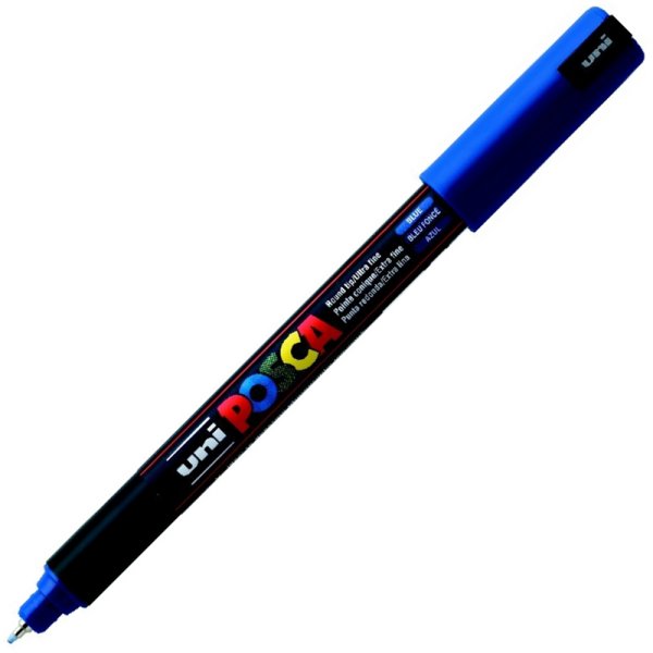 UNİ POSTER MARKÖRÜ POSCA PC-1MR 0.7 MAVİ