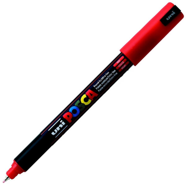 UNİ POSTER MARKÖRÜ POSCA PC-1MR 0.7 KIRMIZI