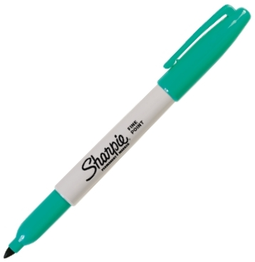 SHARPIE PERMANENT FINE YUVARLAK UÇ TURKUAZ 2194215