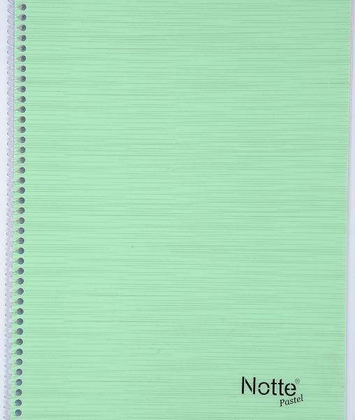 NOTTE DEFTER A4 PASTEL SPR. PP 100YP. ÇİZGİLİ  60-333