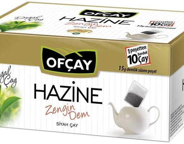 OFÇAY DEMLİK POŞET ÇAY HAZİNE FİLİZ 15g x 30 ADET