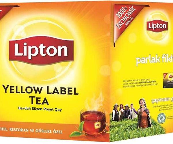 LİPTON BARDAK POŞET ÇAY 1000 Lİ YELLOW LABEL 2g 70002048-69700875