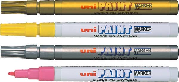 UNİ BOYAMA MARKÖRÜ PAINT PX-21 0.8-1.2 SİYAH