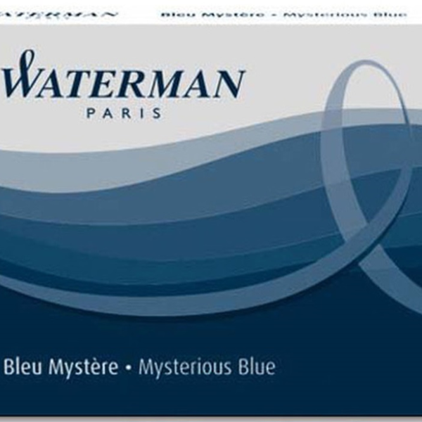 WATERMAN DOLMA KALEM KARTUŞU MAVİ/SİYAH 8 Lİ S0110910